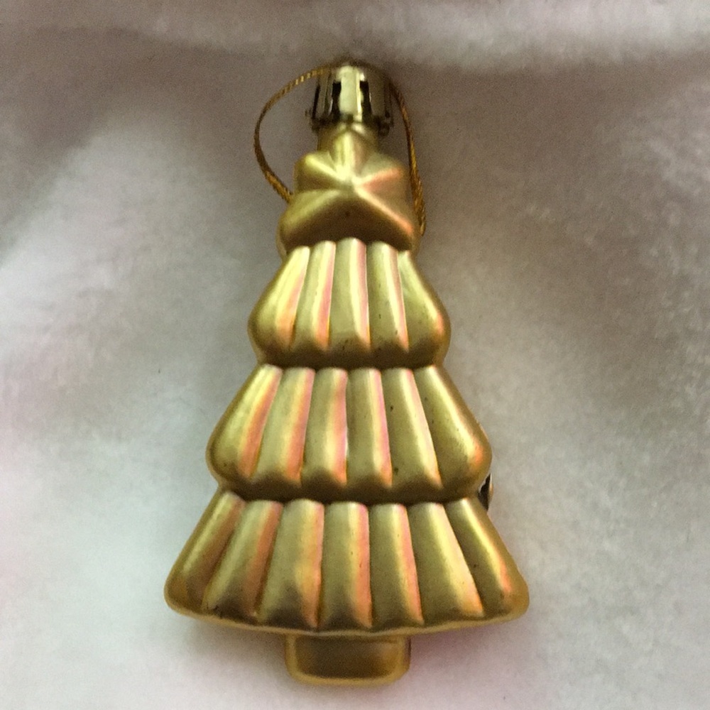 Gold Christmas Tree Ornament